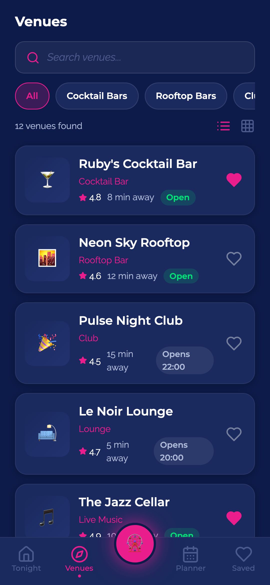 Venue Browser